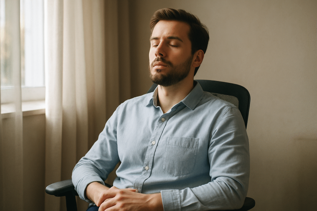 Exercice de respiration simple pour réduire rapidement la tension artérielle en 5 minutes. comment faire baisser sa tension en 5 minutes